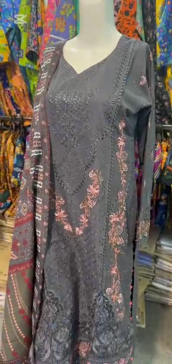 partywear stiched 3piece