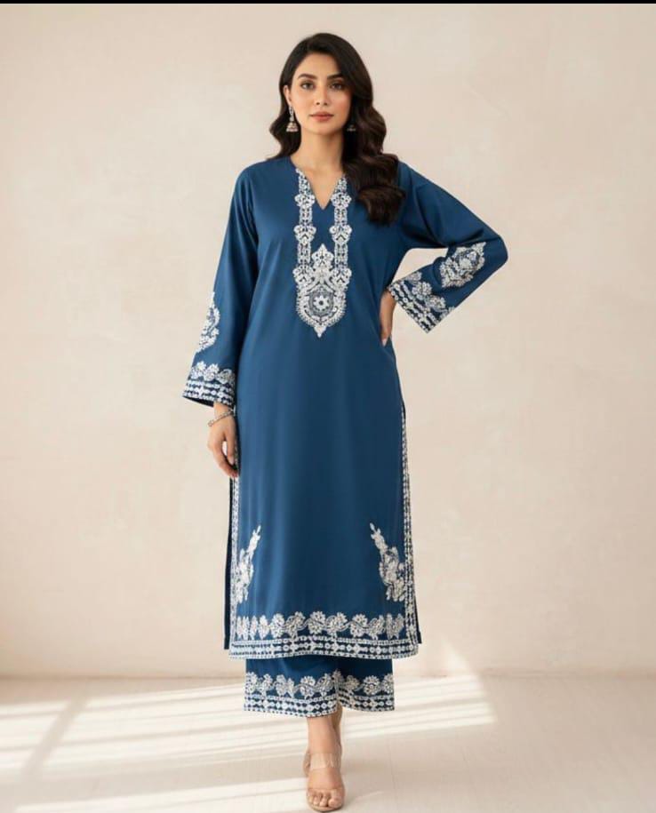 Rayas embroidered 2pc