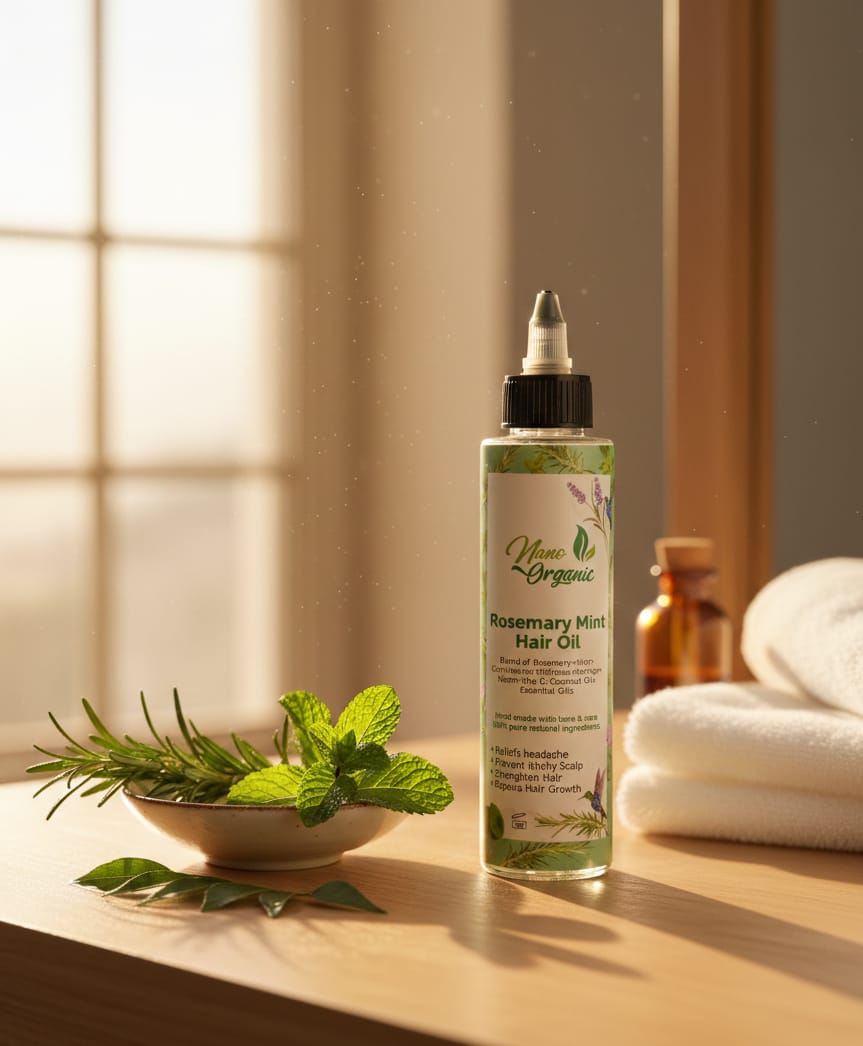 Rosemary mint hair oil